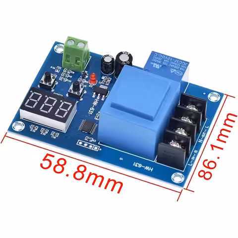 Modul regulátoru baterie pro nabíjení lithiových baterií 12V autobaterie