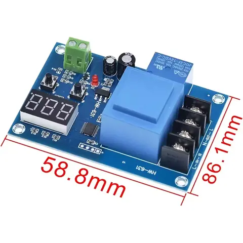 Modul regulátoru baterie pro nabíjení lithiových baterií 12V autobaterie