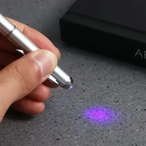 Pero s UV LED světlem neviditelný inkoust integrovaná UV lampa NOVÁ cena