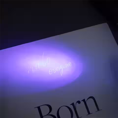 Pix cu lumină pentru scris invizibil Pix special cu LED UV pentru scris și detectat mesaje invizibile