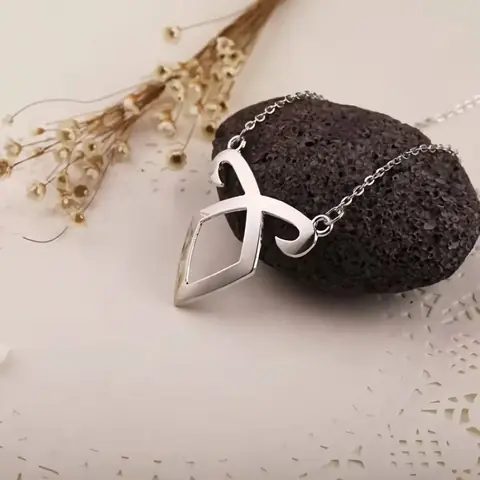 Náhrdelník s přívěskem Řetízek Movie THE MORTAL INSTRUMENTS MĚSTO KOSTÍ – Angel