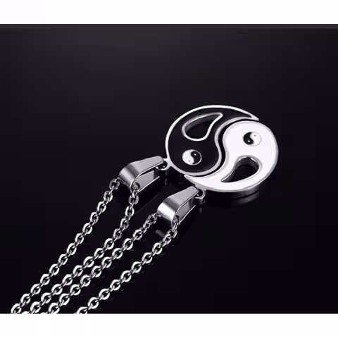 Yin Yang-halsband – symbol för harmoni och kärlek