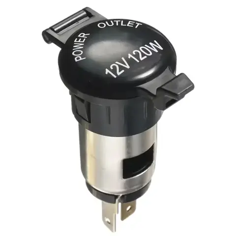 Zásuvka autozapalovače 12V max 10A přídavná s ochranným krytem