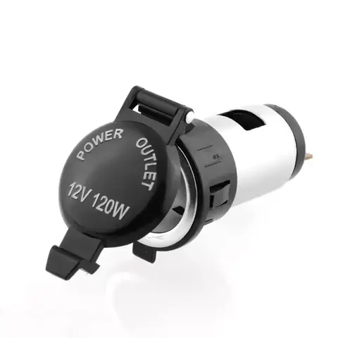 Zásuvka autozapalovače 12V max 10A přídavná s ochranným krytem