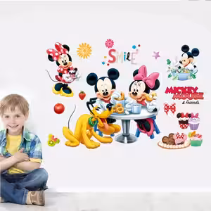 Autocolant decorativ Mickey Mouse pentru perete în camera copiilor