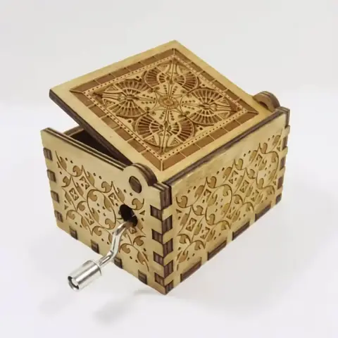 Elegantní hrací skříňka Harry Potter ze dřeva pro děti