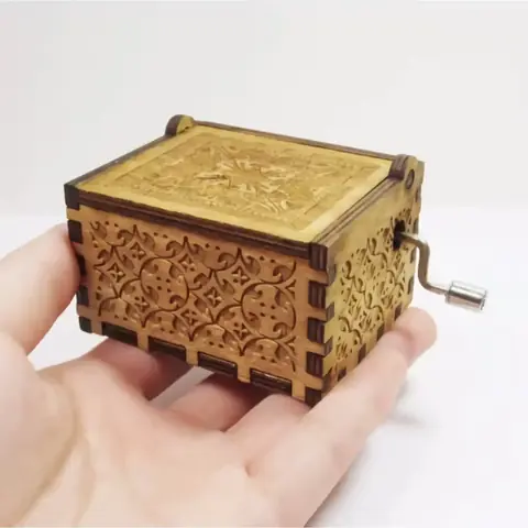 Elegantní hrací skříňka Harry Potter ze dřeva pro děti