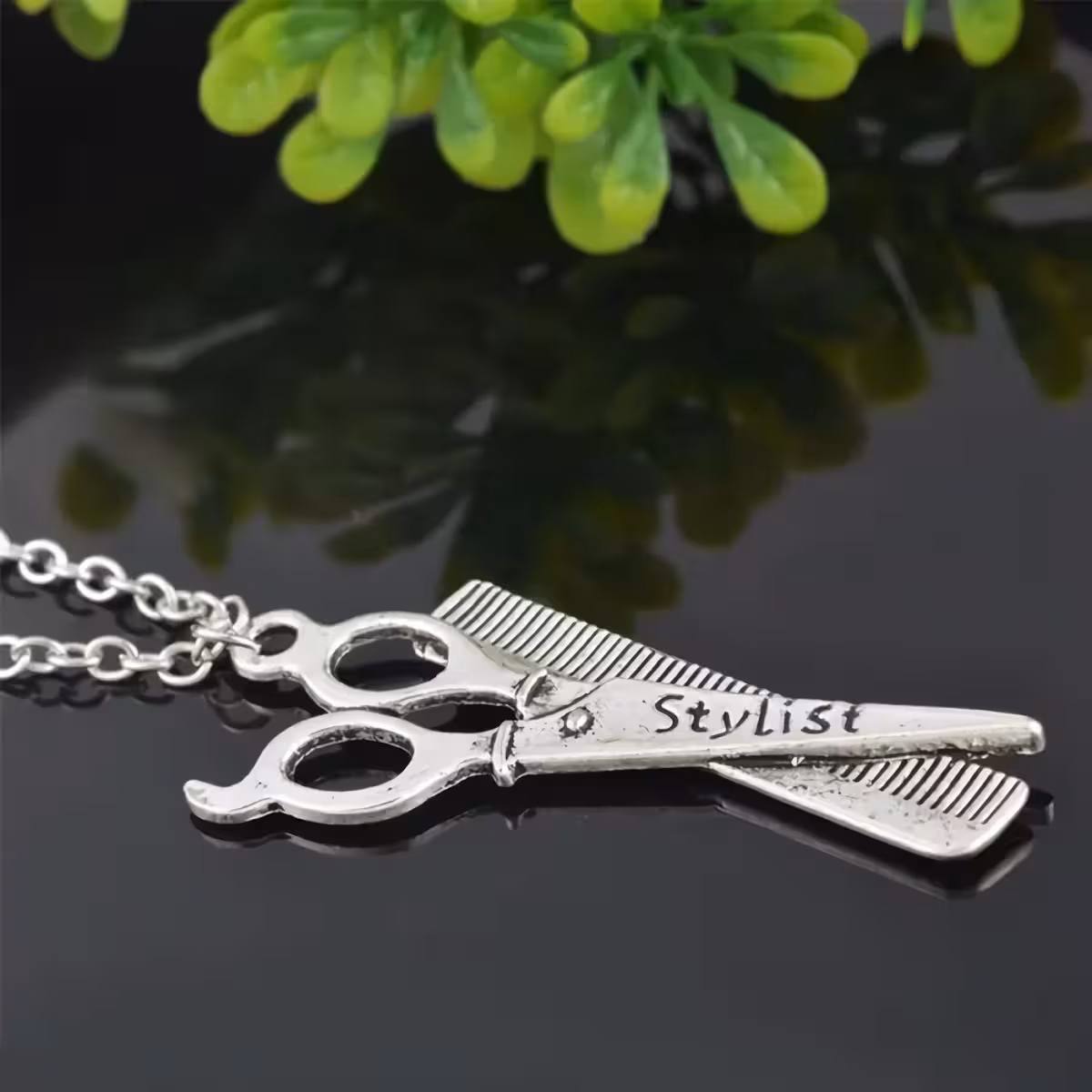 Colier unisex pentru saloane de coafură Lănțișor pentru bărbați și femei, ideal pentru saloane