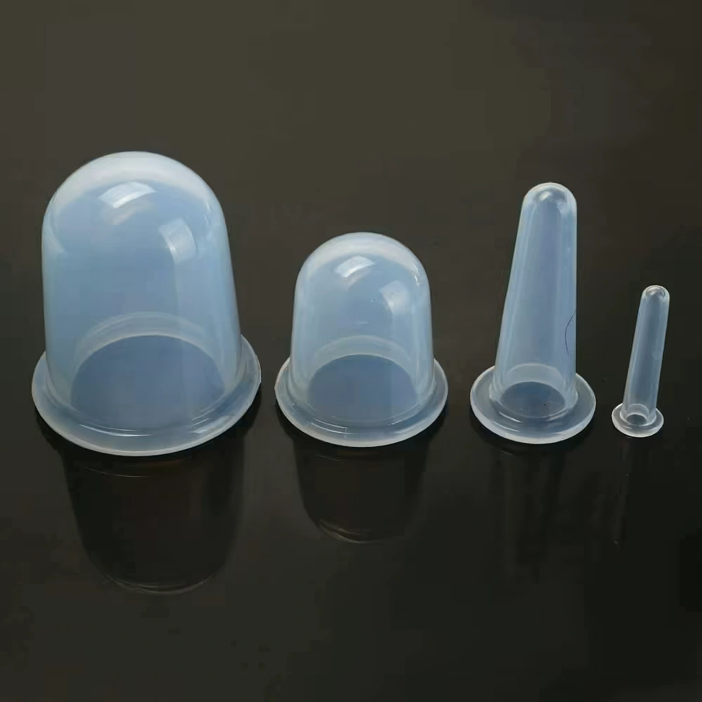 Силиконови вендузи против целулит – комплект 4 броя за ефективен вакуумен масаж у дома или в салон