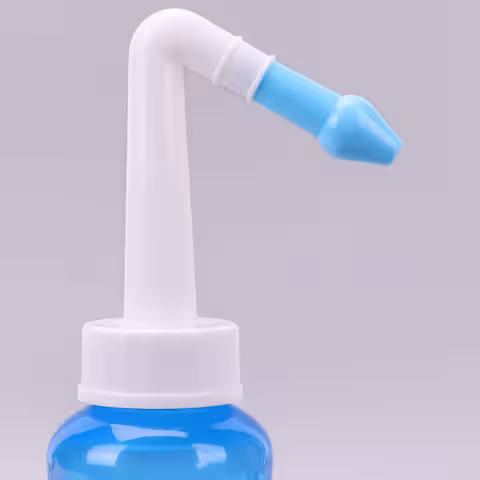 Irigátor nosa WaterPulse Kontajner čistič dutín soľný roztok Neti Pot nádoba na výplach nosa liečba alergie zápal prínosových dutín lekárenská cena