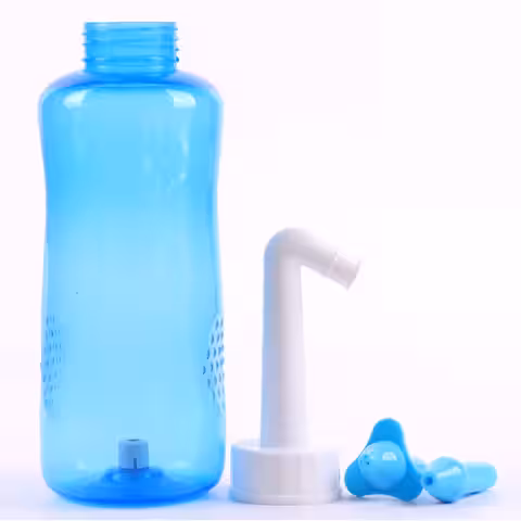 Irigátor nosa WaterPulse Kontajner čistič dutín soľný roztok Neti Pot nádoba na výplach nosa liečba alergie zápal prínosových dutín lekárenská cena