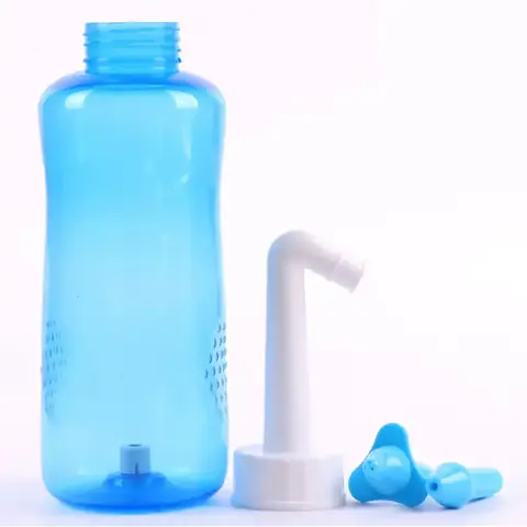 WaterPulse nádobka na výplach nosních dutin přístroj na čištění dutin solný roztok NETI POT nádobka na výplachy nosu záněty dutin léčba alergie léčba lékárna cena