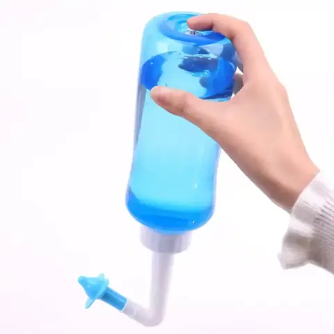 WaterPulse nádobka na výplach nosních dutin přístroj na čištění dutin solný roztok NETI POT nádobka na výplachy nosu záněty dutin léčba alergie léčba lékárna cena