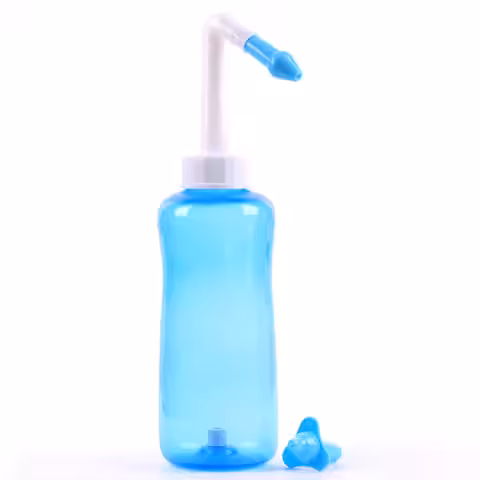 Irigátor nosa WaterPulse Kontajner čistič dutín soľný roztok Neti Pot nádoba na výplach nosa liečba alergie zápal prínosových dutín lekárenská cena