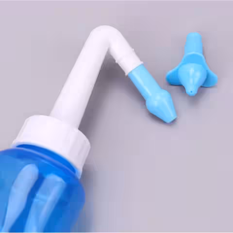 Irigátor nosa WaterPulse Kontajner čistič dutín soľný roztok Neti Pot nádoba na výplach nosa liečba alergie zápal prínosových dutín lekárenská cena