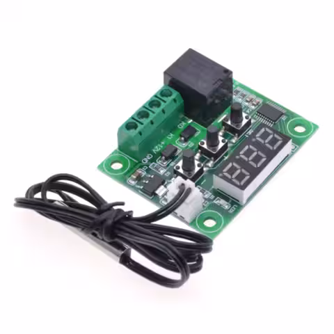 Panou frontal termostat digital Afișaj LED și butoane de control temperatură