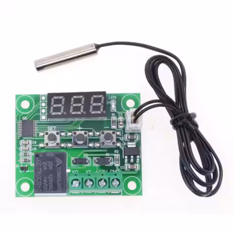 Modul afișaj temperatură cu 3 digiti Ecran digital cu afișaj temperatură zecimală pentru termostat W1209