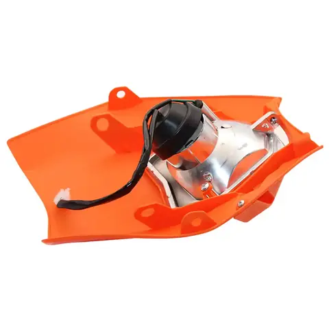 Mască far motocross cu prindere pe furcă Far moto universal cu 4 curele din cauciuc incluse pentru montaj rapid