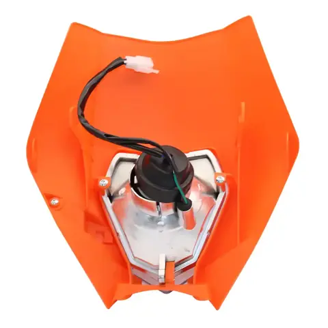 Mască frontală Supermoto cu far LED Design agresiv Streetfighter cu far LED și mască din polipropilenă