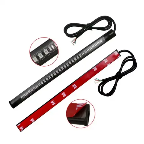 Lumină spate LED universală pentru motocicletă Bandă LED aplicabilă pe orice model de motocicletă sau scuter