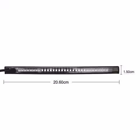 Svetelný pás stopka motorka moto skúter štvorkolka univerzálna flexibilná so 48 LED