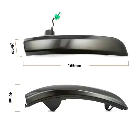 Set 2 semnalizatoare dinamice Set stânga + dreapta pentru Ford Focus / Mondeo cu lumini dinamice