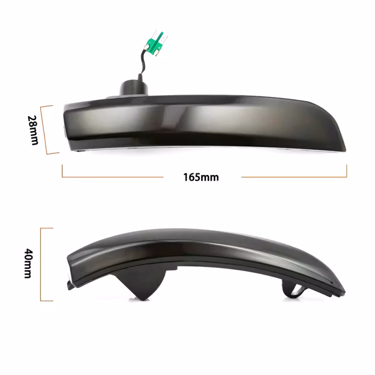 Set 2 semnalizatoare dinamice Set stânga + dreapta pentru Ford Focus / Mondeo cu lumini dinamice