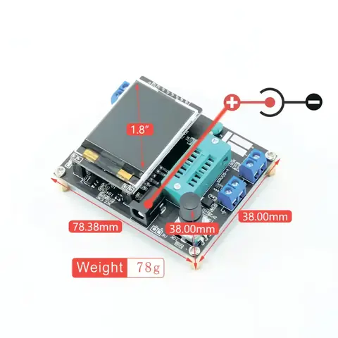 Tester pentru diode duble și pinout Dispozitiv de testare automată a diodelor duble și polaritate