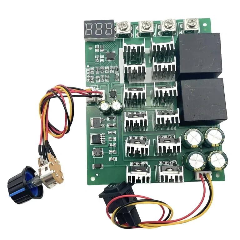 Controler PWM DC 12V 24V 36V 48V 100A Controler de viteză pentru motor curent continuu cu tensiuni multiple