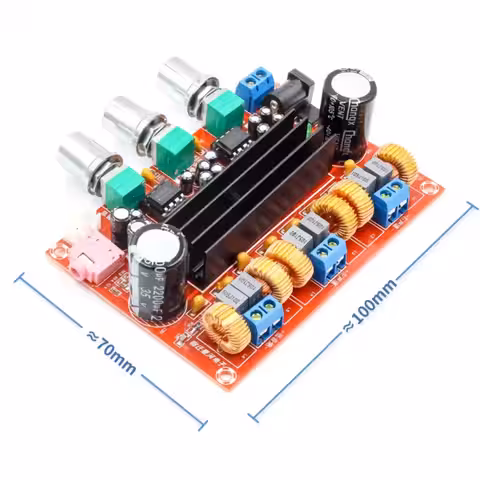 Dimensiuni exacte ale plăcii audio 2.1 model XH-M139