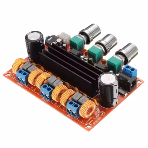 Imagine de ansamblu a plăcii audio 2.1 model XH-M139
