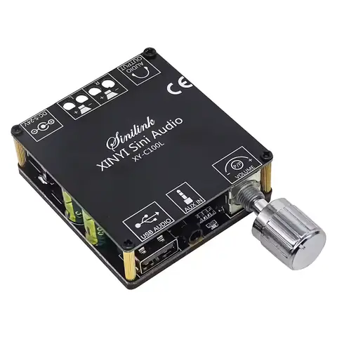 Placă amplificator digital Bluetooth 2x100W Placă amplificator digital stereo cu intrare Bluetooth