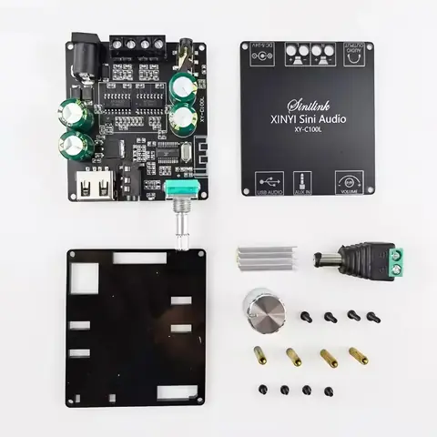 Kit audio DIY cu amplificator stereo Bluetooth
