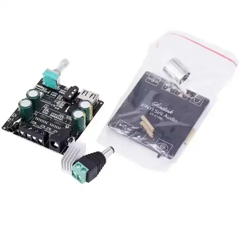 Mini amplificator Clasa D cu răcire eficientă și Bluetooth