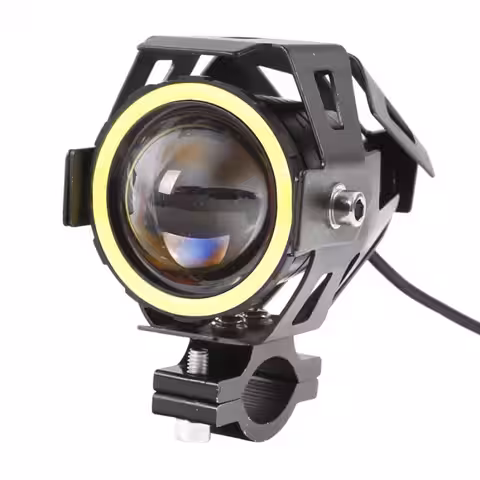Far LED CREE U7 cu lentilă – motocicletă Lumină LED moto cu lentilă clară și carcasă aluminiu