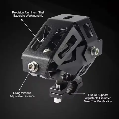 Proiector CREE U7 pentru motocicletă Far LED CREE U7 pentru motociclete, cu suport din inox