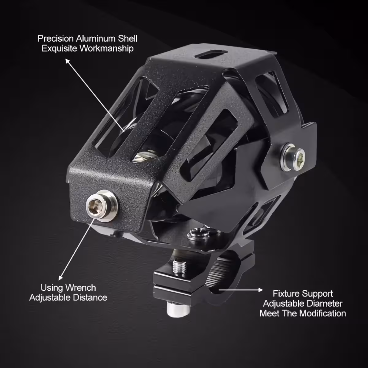 Proiector CREE U7 pentru motocicletă Far LED CREE U7 pentru motociclete, cu suport din inox