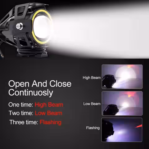 Sistem de fixare inox pentru proiector LED moto