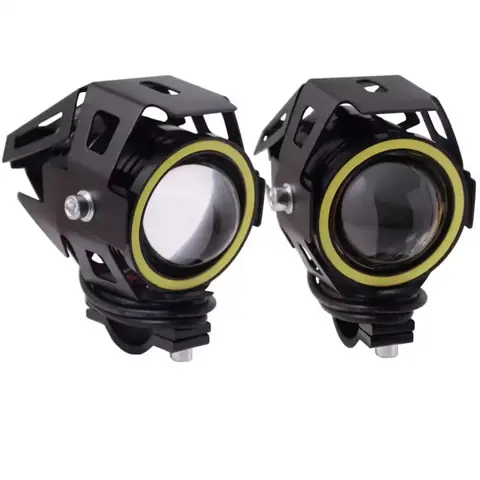 Lumina LED pentru motocicletă cu funcții fază lungă, scurtă și stroboscop