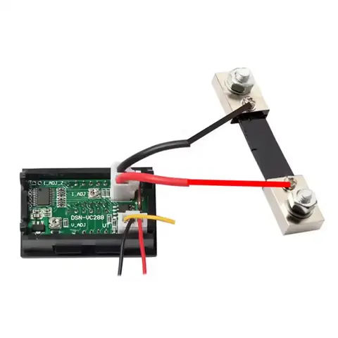 Ampermetru digital DC 100A cu șunt Ampermetru precis cu șunt pentru valori mari de curent