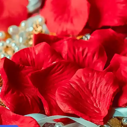 VÖRÖS RÓZSA PETALS mesterségesen eladási ár a táska 500 darab megvesz