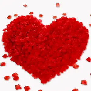 Petale artificiale roșii pentru decor romantic la nuntă, ziua îndrăgostiților sau aniversare