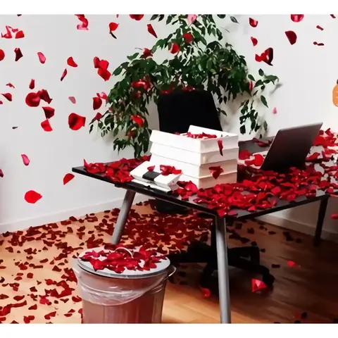 VÖRÖS RÓZSA PETALS mesterségesen eladási ár a táska 500 darab megvesz