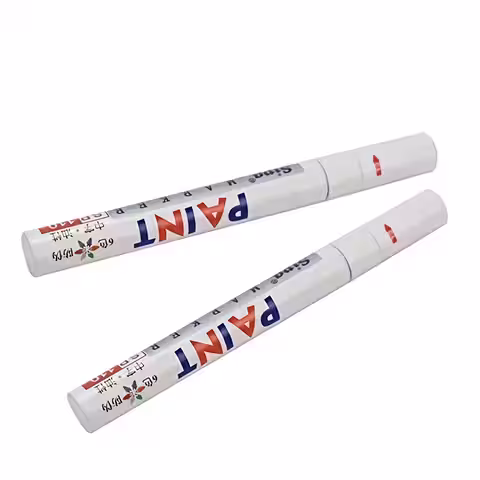 Marker bílý fix na pneumatiky pneumatiky s bílou barvou trvale napsaný