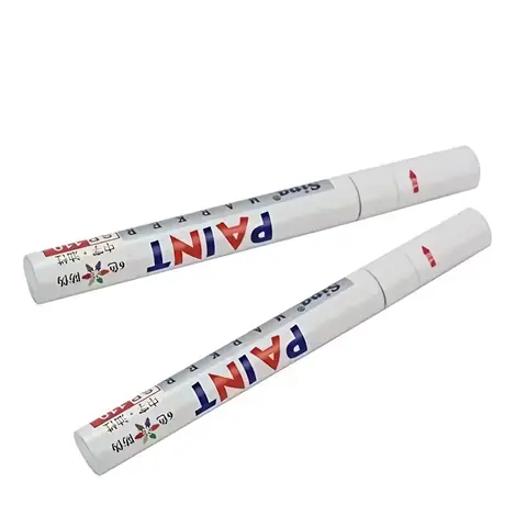 Marker alb pentru componente auto Marker permanent alb pentru piese auto sau caroserii