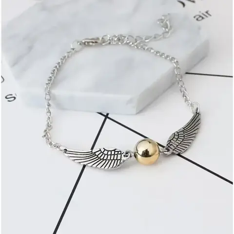 NÁRAMEK Harry Potter Golden Snitch Relikvie smrti Hotoaica ZLATÁ / STŘÍBRNÁ