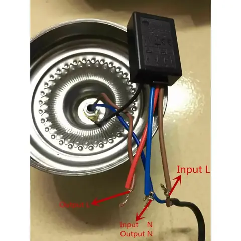 DOTYKOVÝ SPÍNAČ dotykový DIMMER stmívatelný s variabilním nastavením světla lampy