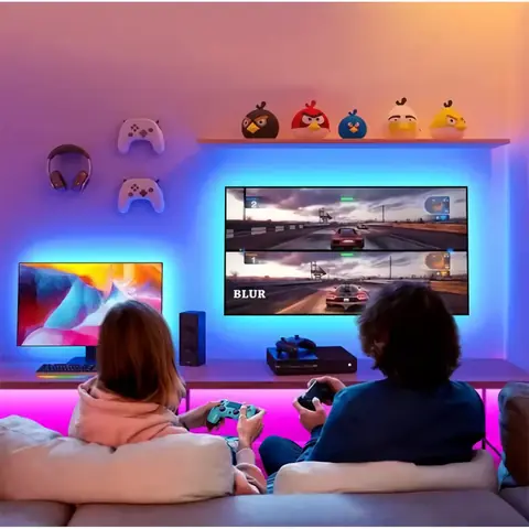 LED pásek RGB 10m TV USB bluetooth s dálkovým ovládáním a světelnou hrou k hudbě