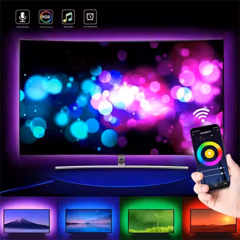 Bandă LED 10m cu bluetooth și efecte muzicale Bandă LED 10m RGB cu efecte controlate de aplicație și reacție la muzică