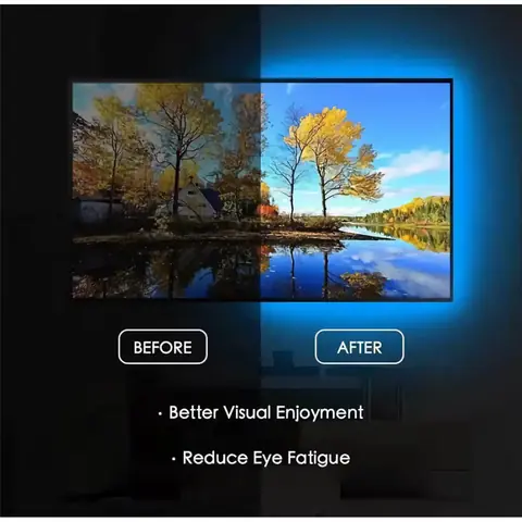 LED pásek RGB 10m TV USB bluetooth s dálkovým ovládáním a světelnou hrou k hudbě